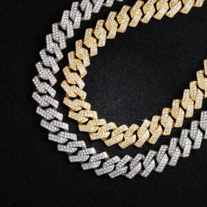 Men’s Cuban Link Gold Diamond Bracelet